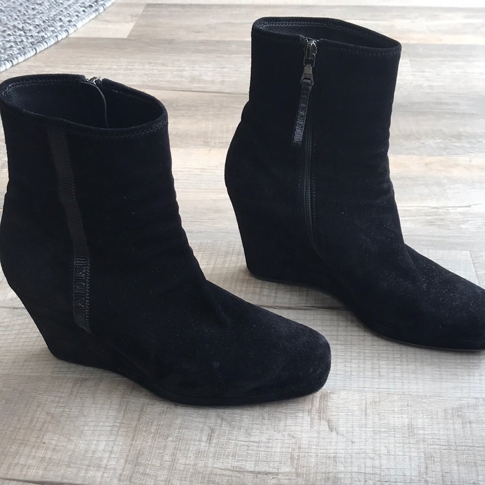 Black Suede Prada boots